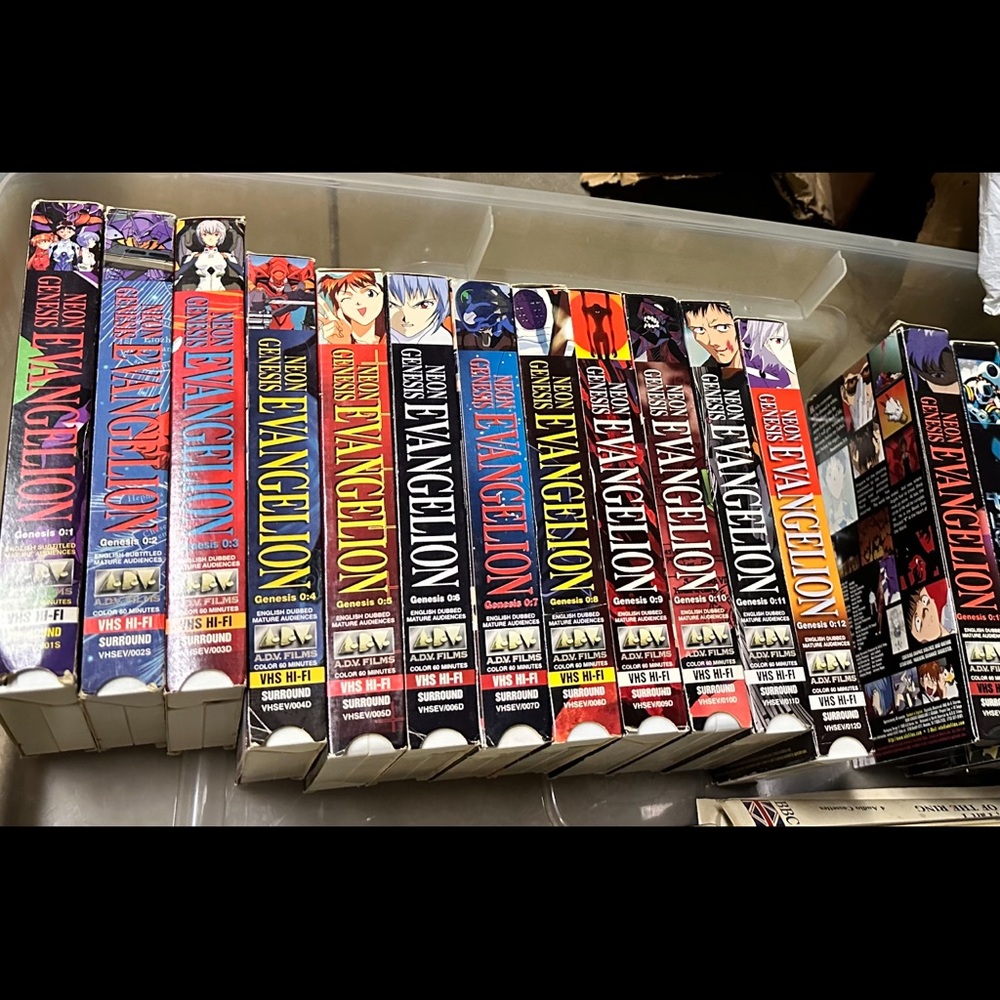 Neon Genesis Evangelion VHS Collection